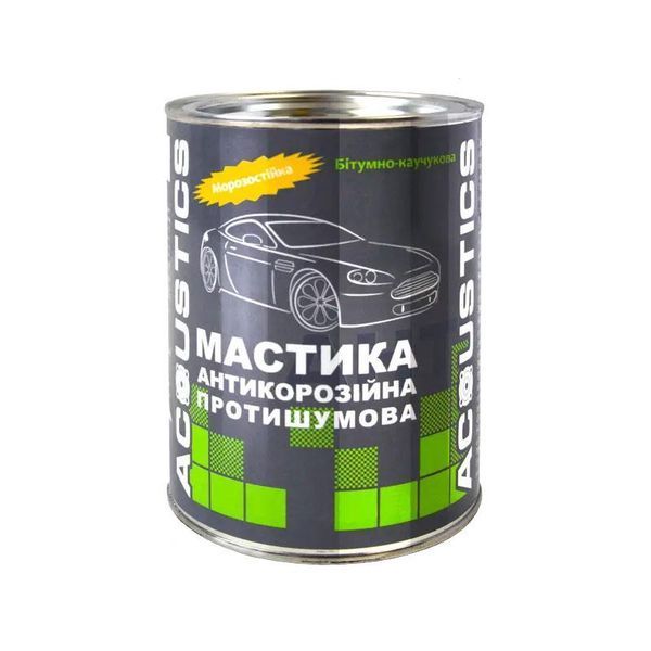 Антикорозійна, шумоізоляційна мастика Acoustics 0.8 кг EV030014 фото